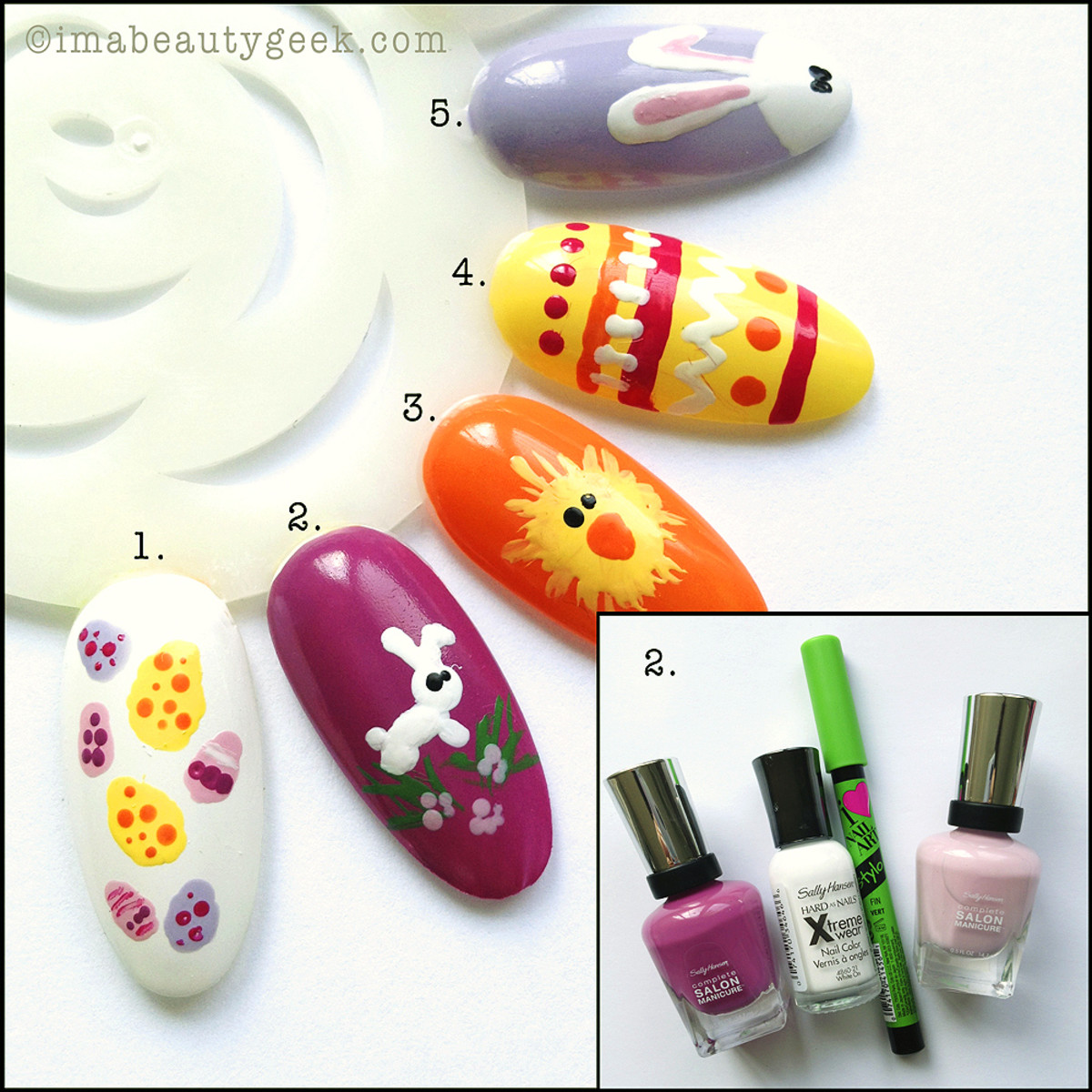 simple easter nails