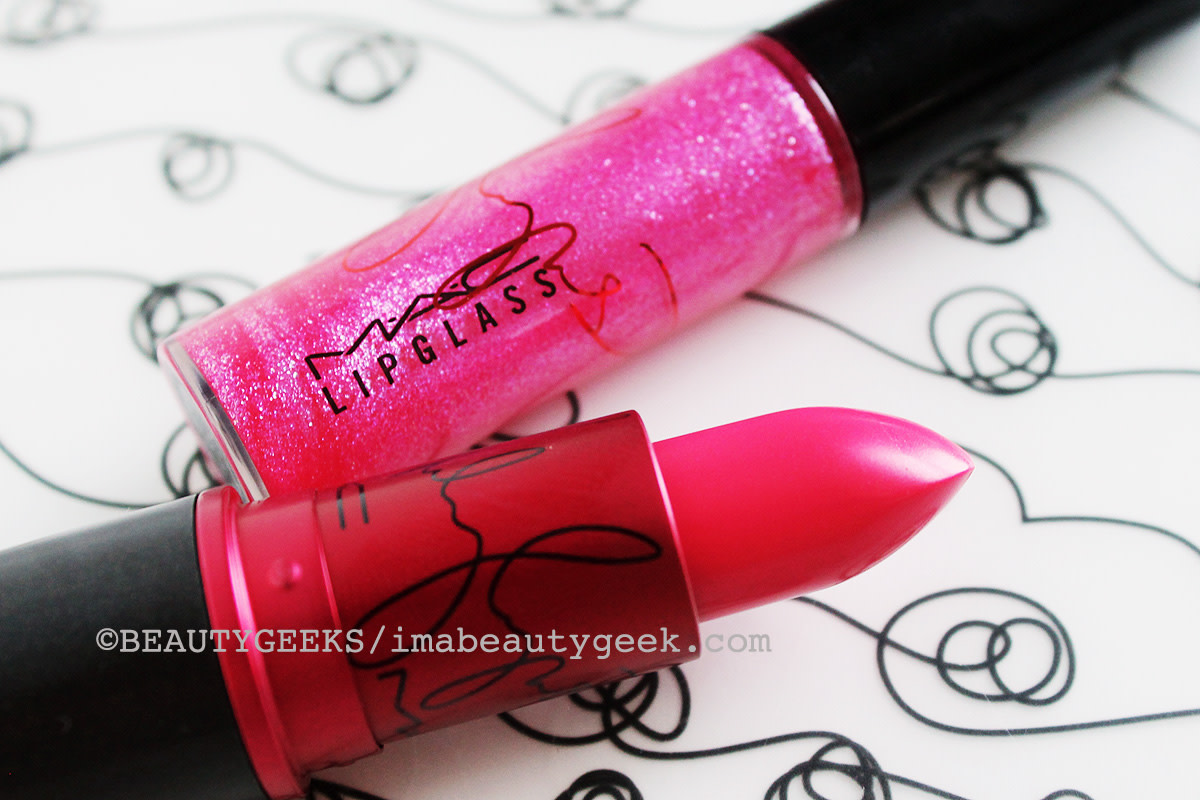 MAC Viva Glam Miley Cyrus Lipglass lip gloss and lipstick_imabeautygeek.com