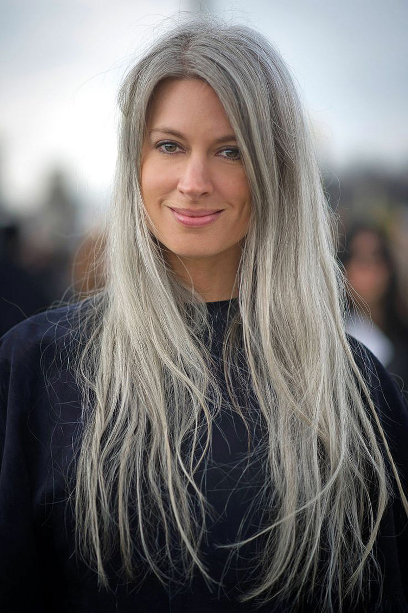 Grey hair_beauty trend 2105_Sarah Harris of Vogue UK