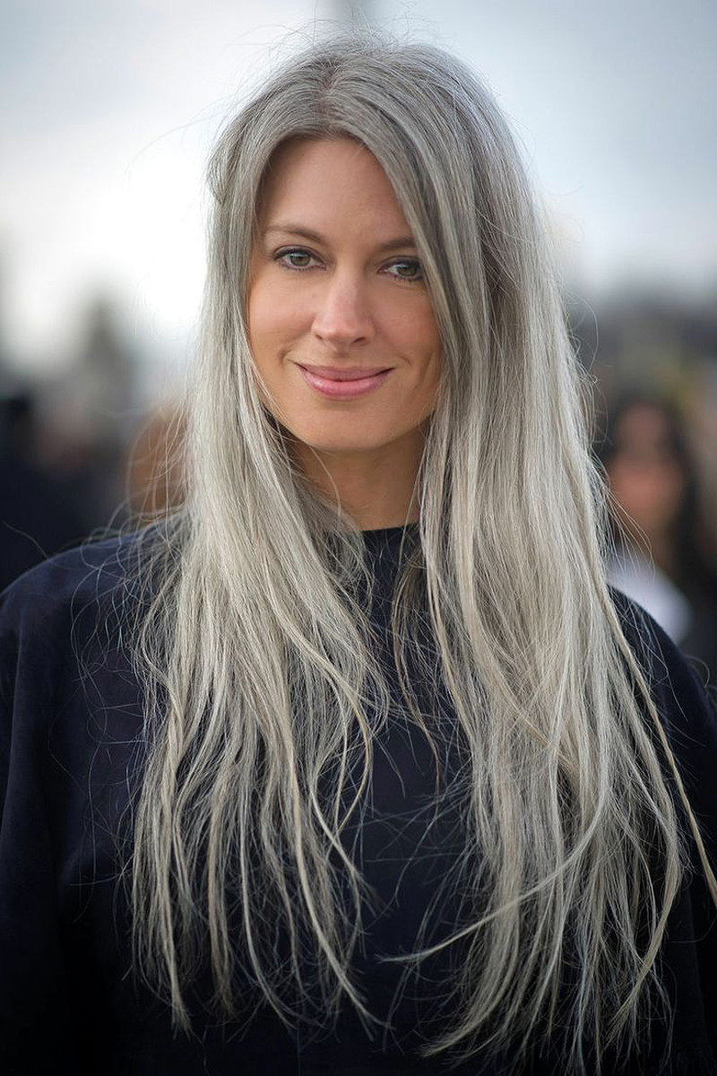 Grey Hair Is A Top Beauty Trend For 2015 And Im Way Ahead Beautygeeks 