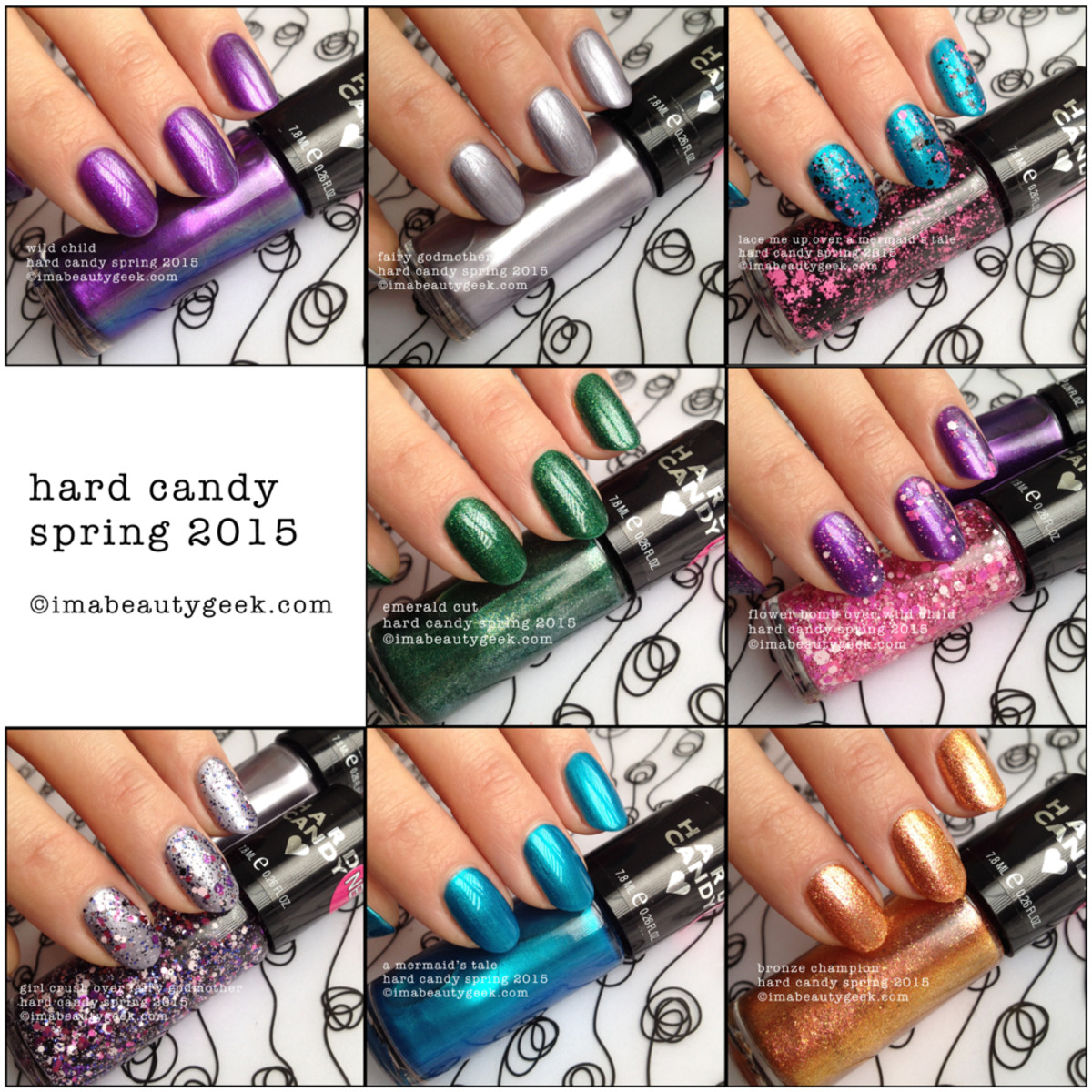 Hard Candy Nail Polish Spring 2015 Beautygeeks Composite