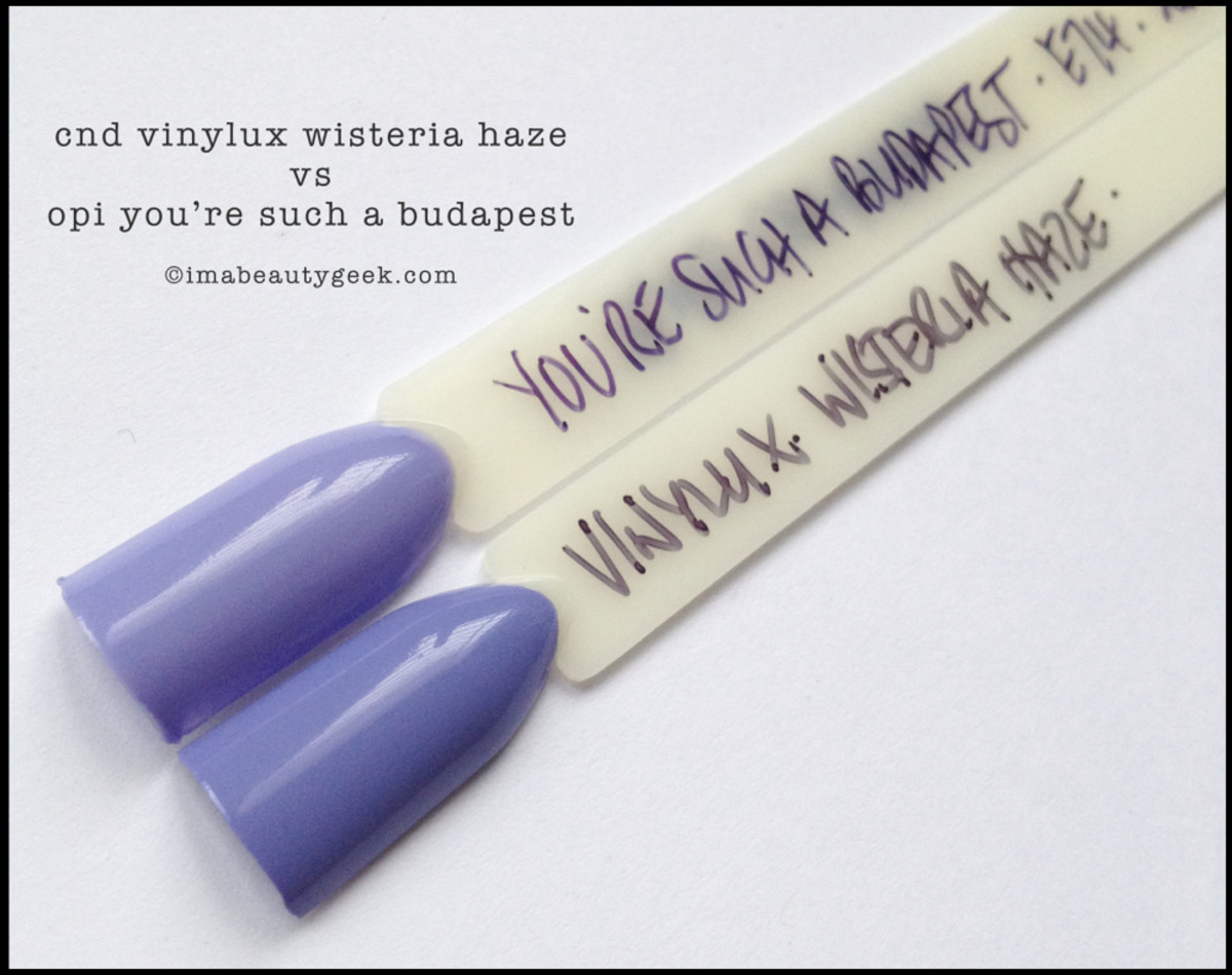 Vinylux Wisteria Haze Comparison You're Such a Budapest Beautygeeks