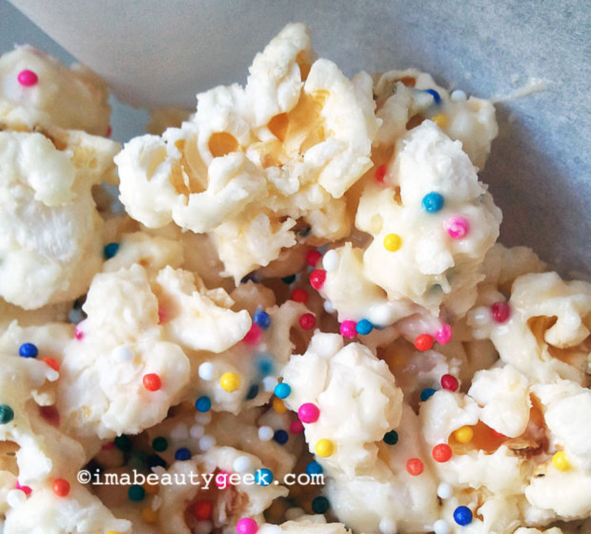 birthday cake popcorn -- you need this!