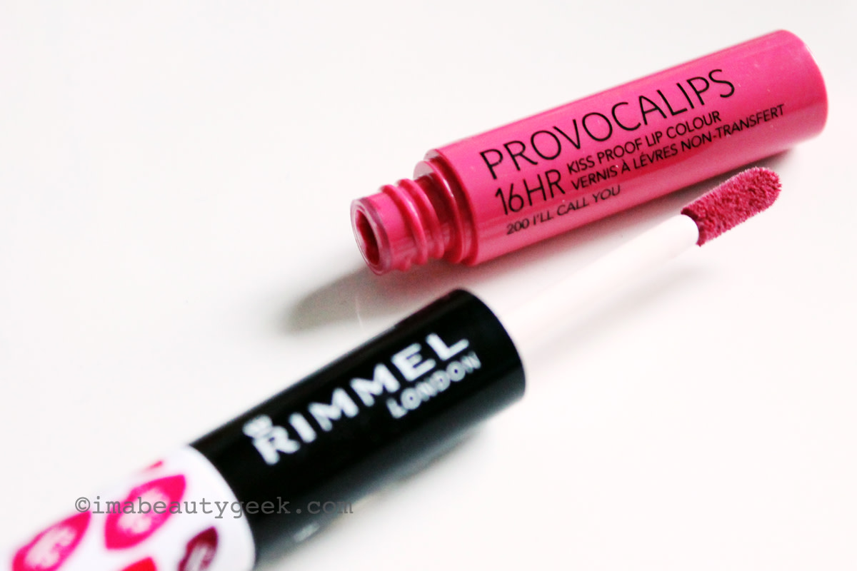 Rimmel London Provocalips 16HR Kiss Proof Lip Colour_200 I'll Call You_review