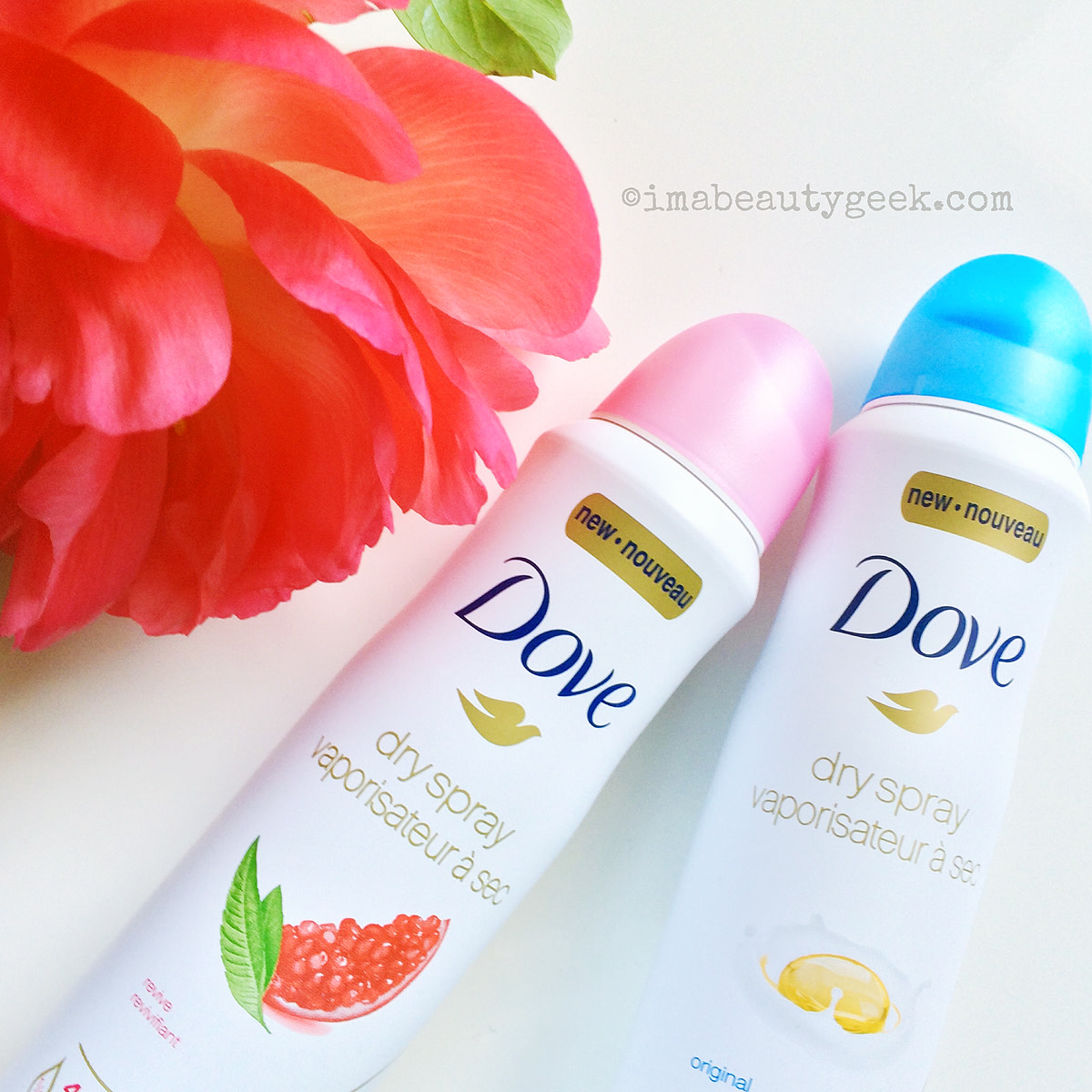 Dove Dry Spray Antiperspirant review_Revive and Original