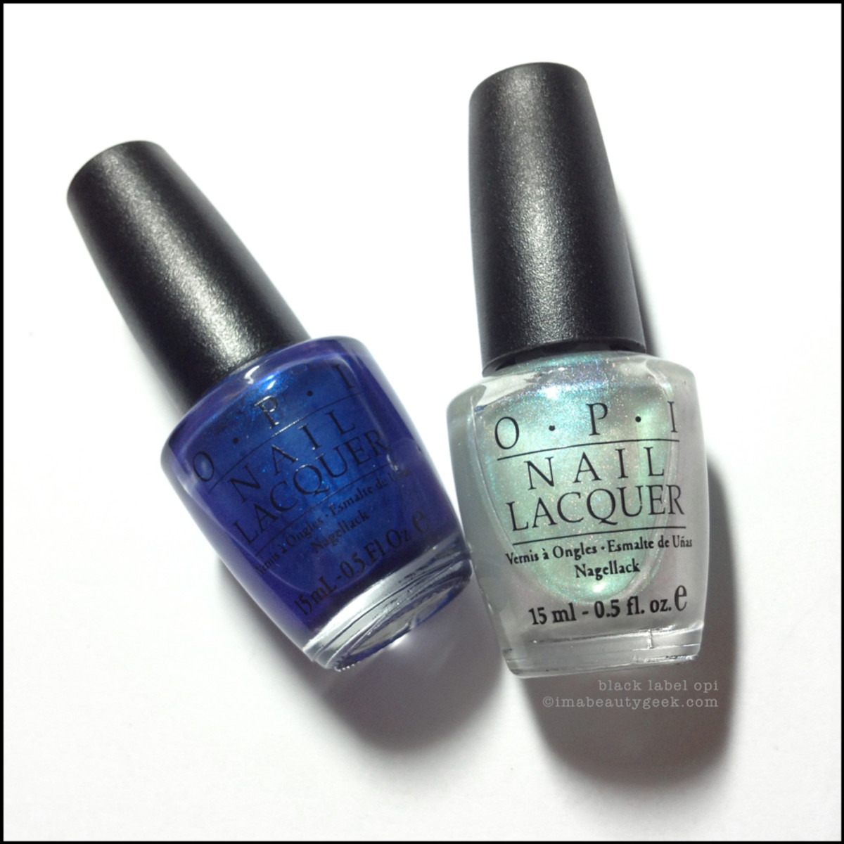 Black Label OPI Blue My Mind and What's Dune