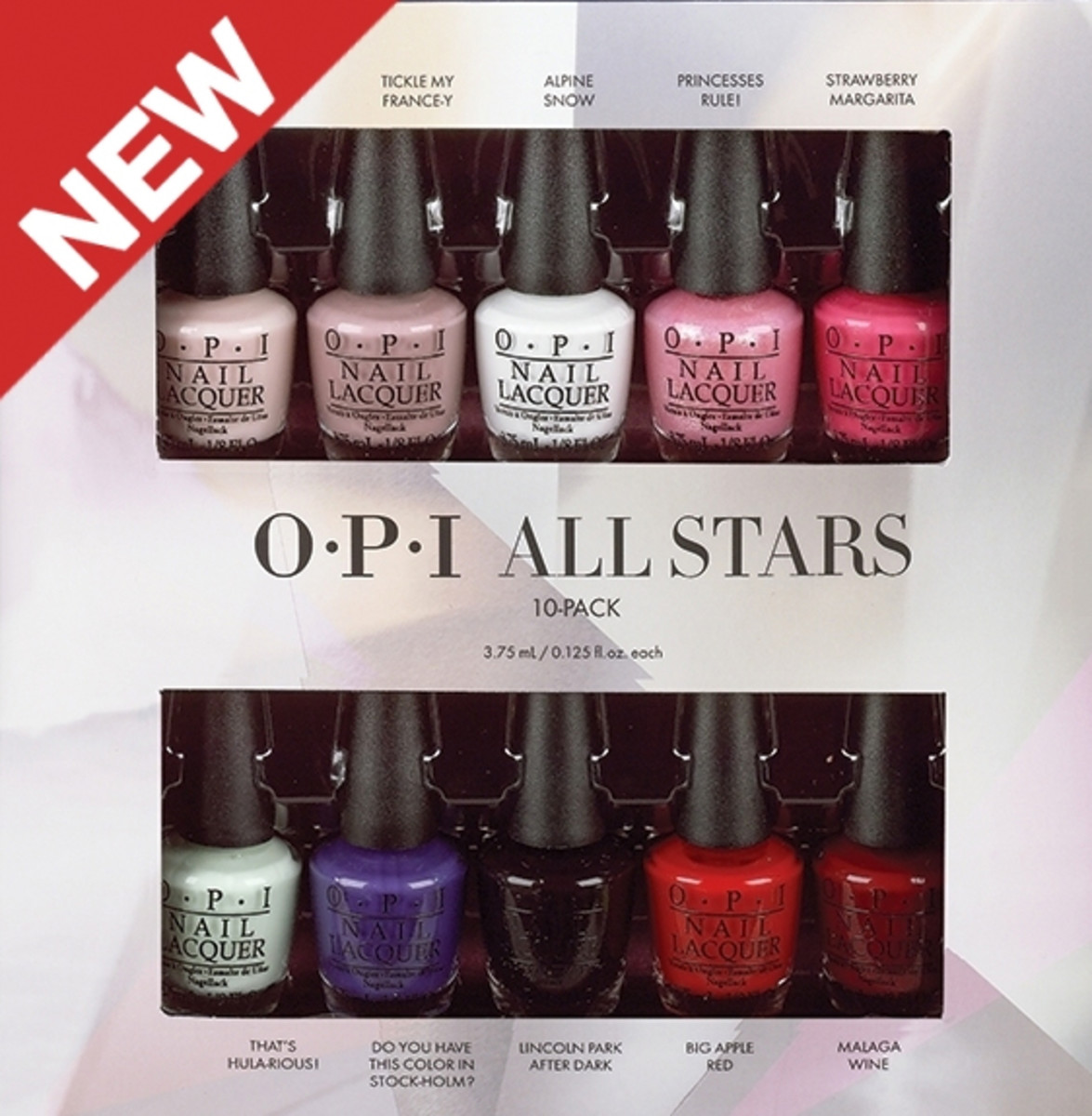 OPI All Stars 10-Pack Holiday 2015