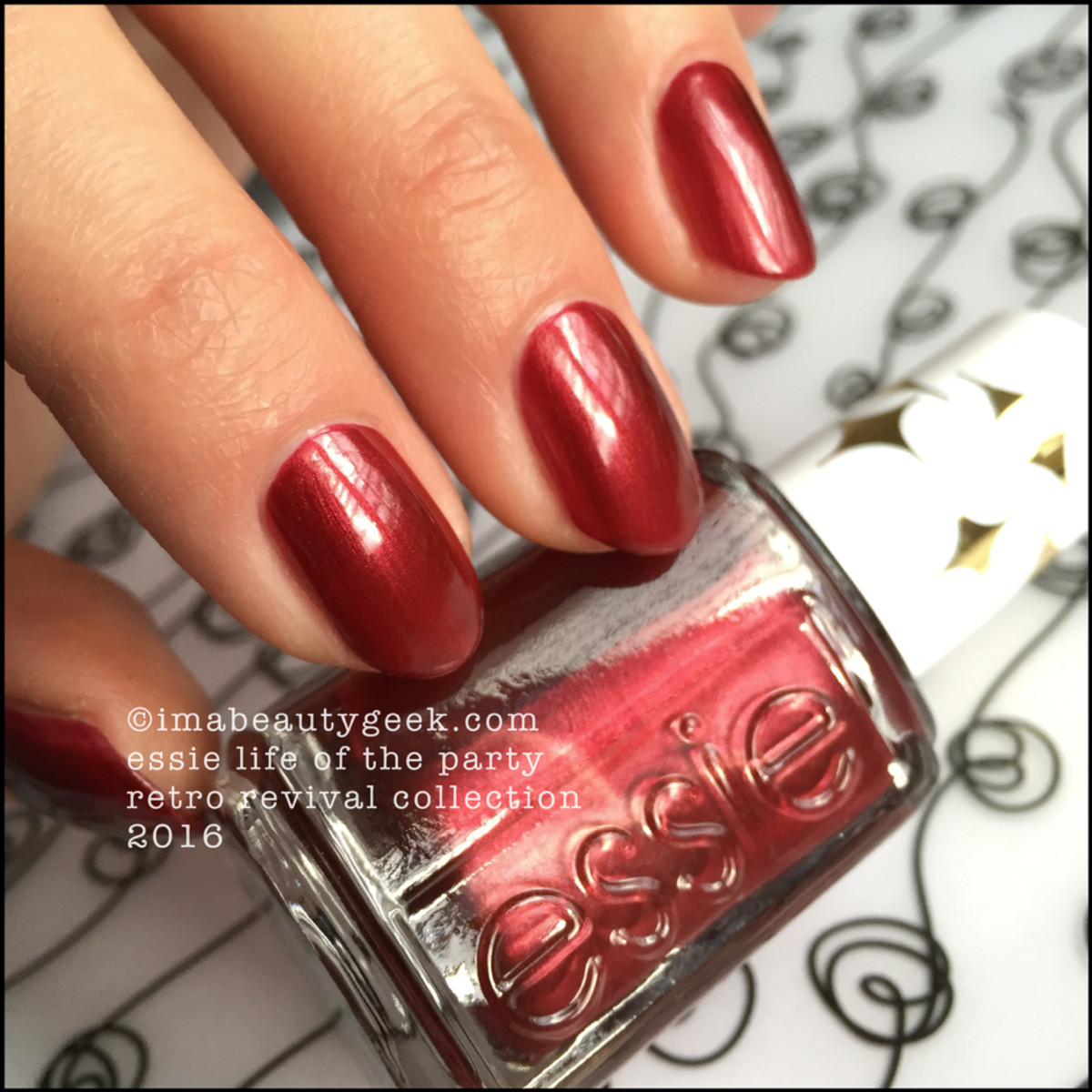 Essie Life of the Party_Essie Retro Revival Collection Swatches 2016