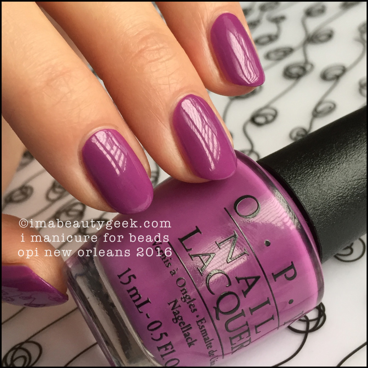 OPI I Manicure For Beads_OPI New Orleans Swatches 2016