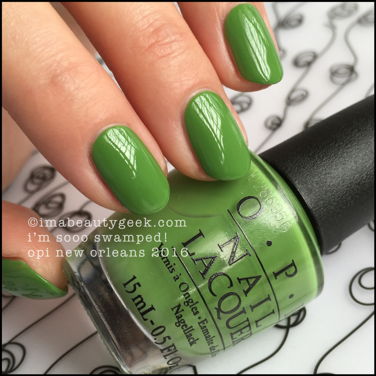 OPI Im Sooo Swamped_OPI New Orleans Collection Swatches Review 2016