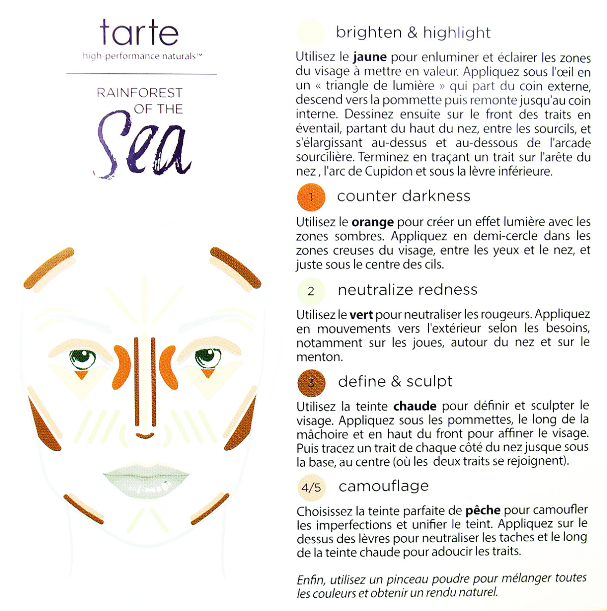 Tarte Rainforest of the Sea Wipeout Color-Correcting Palette guide (sephora.ca) www.imabeautygeek.com