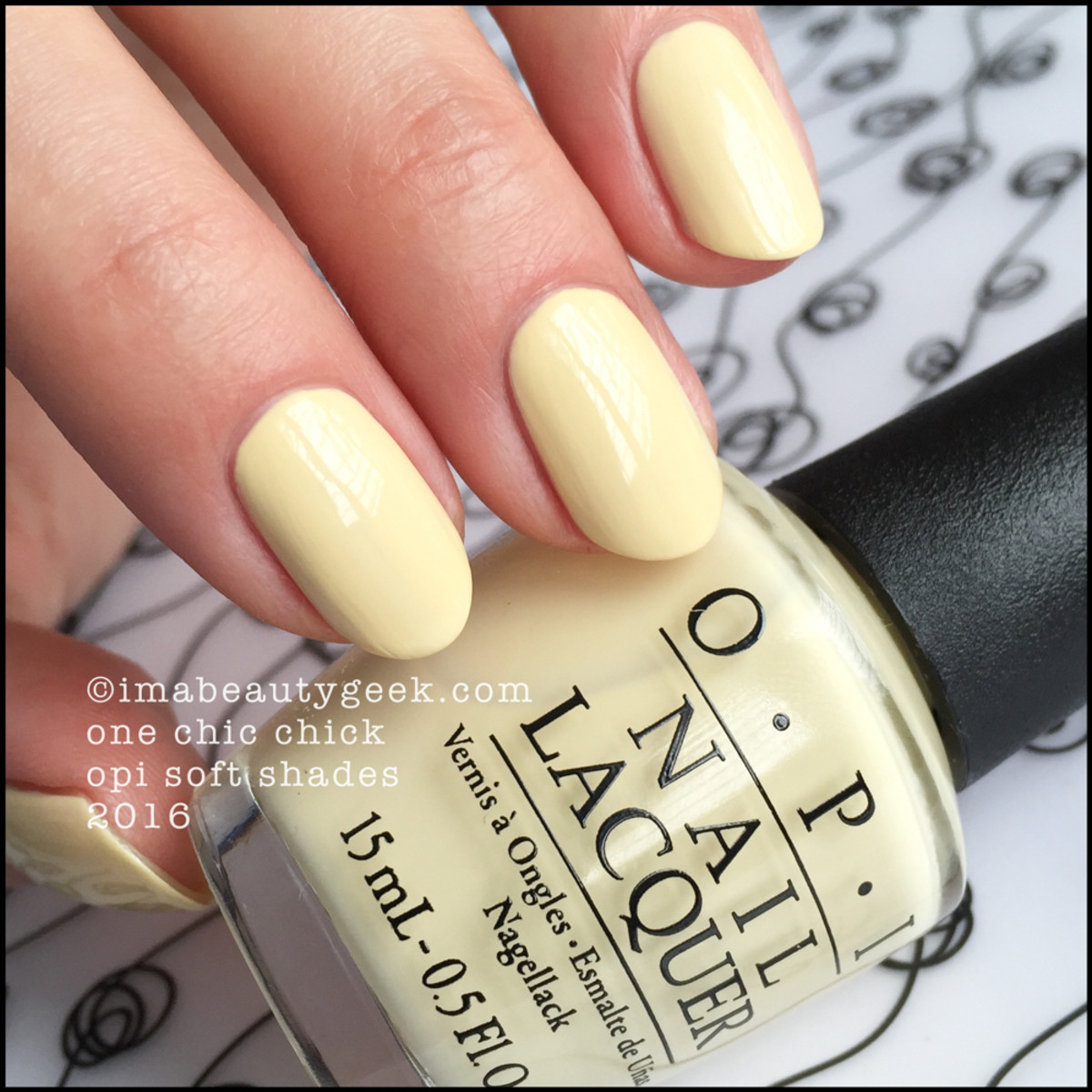 OPI One Chic Chick_OPI Soft Shades 2016 Pastels Swatches