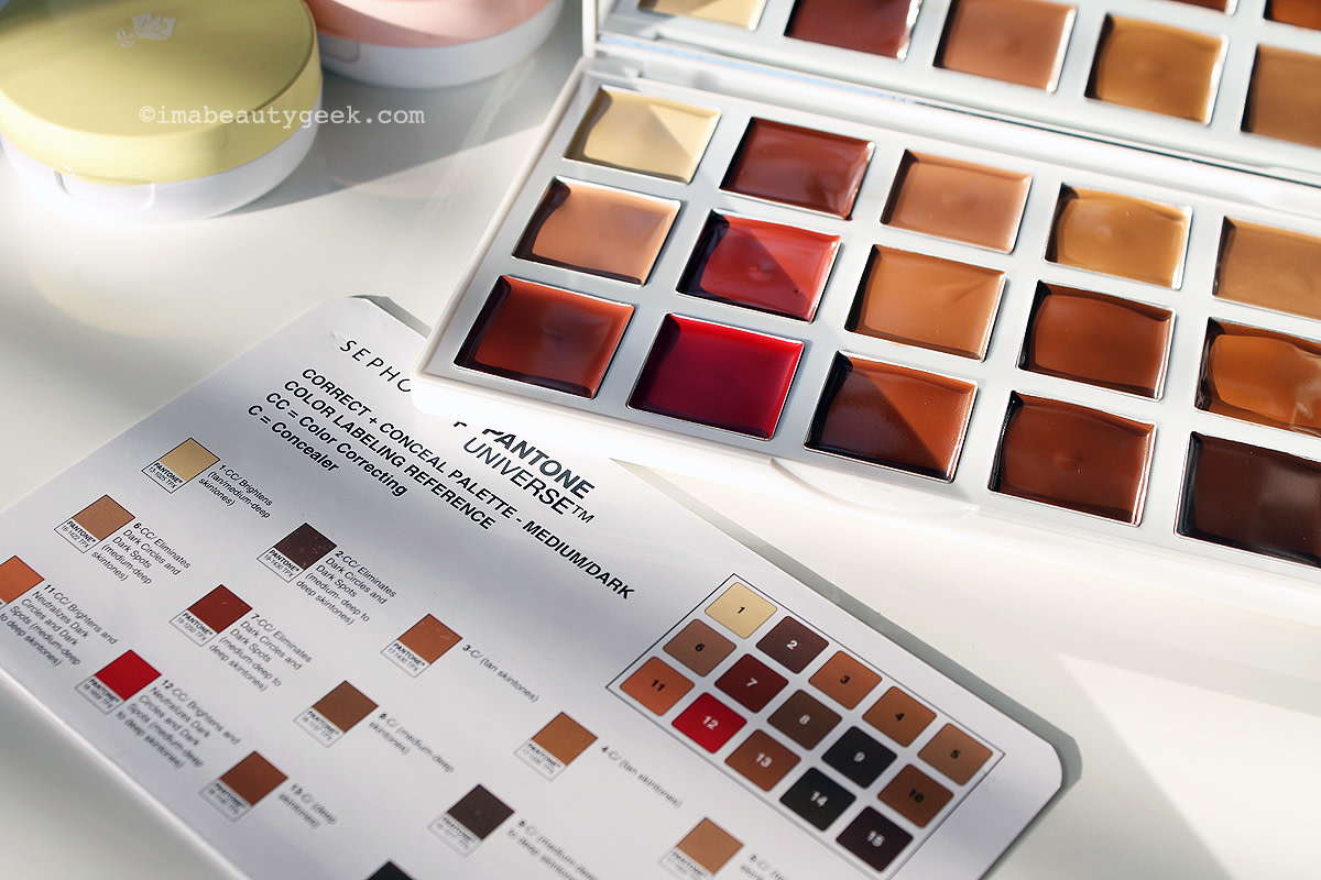 simplifying color correcting_Sephora Collection Sephora + Pantone Universe Correct + Conceal Palette