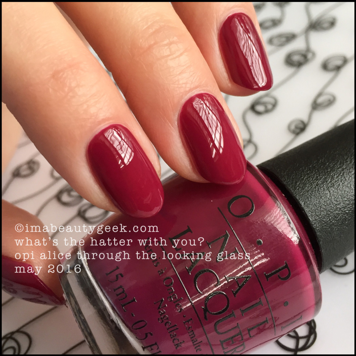 OPI Whats the Hatter With You_OPI Alice Through The Looking Glass 2016