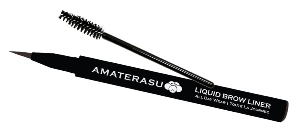Amaterasu Liquid Brow Liner pen + mini spoolie brush = essentials