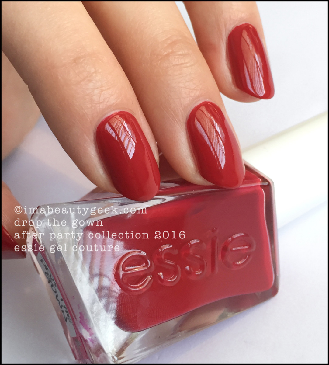Essie Drop the Gown_Essie Gel Couture Review Swatches 2016