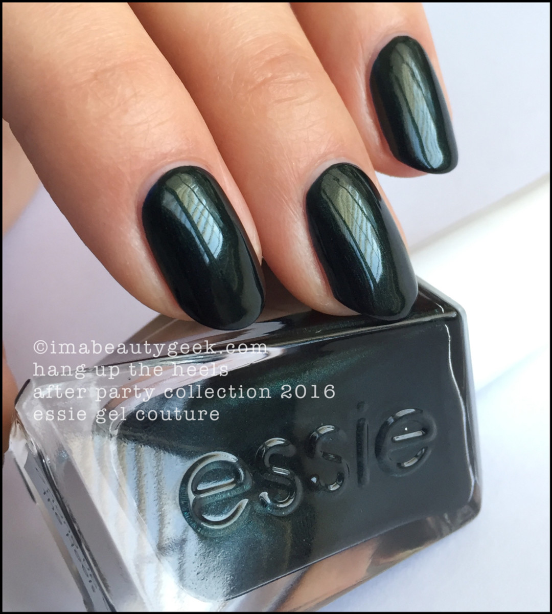 Essie Hang up the Heels_Essie Gel Couture Review Swatches 2016