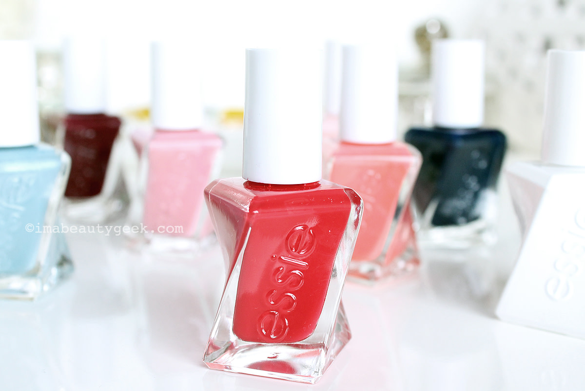 ESSIE GEL COUTURE LAUNCH ALL 42 - REVIEW SWATCHES COLLECTION: & Beautygeeks