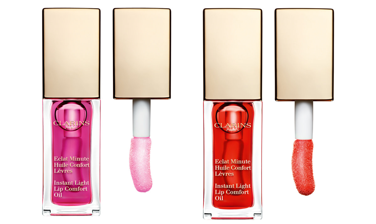 Clarins Instant Light Lip Comfort Oil in Raspberry and Cherry_Summer 2016