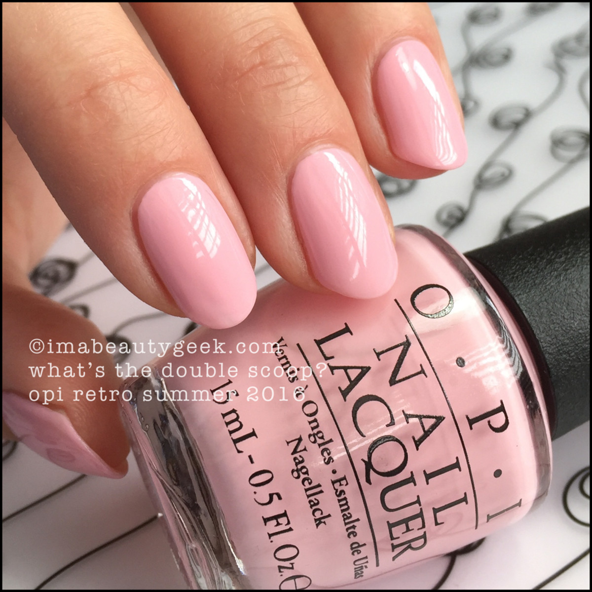 OPI Whats the Double Scoop_OPI Retro Summer 2016 Collection Swatches Review