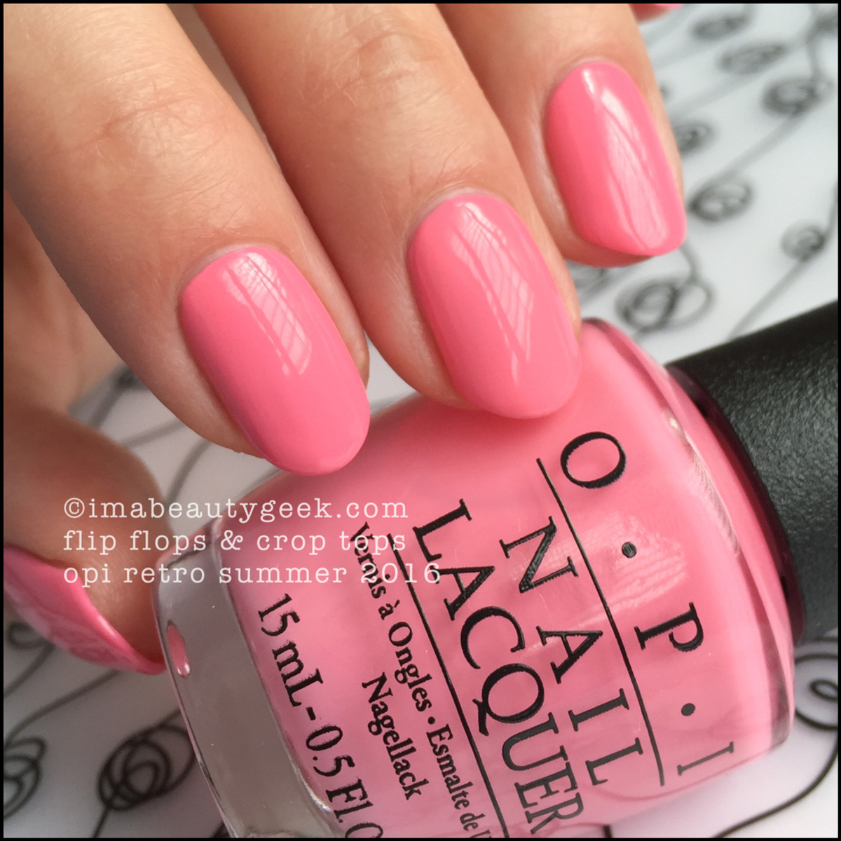 OPI Flip Flops and Crop Tops_OPI Retro Summer 2016 Swatches Review