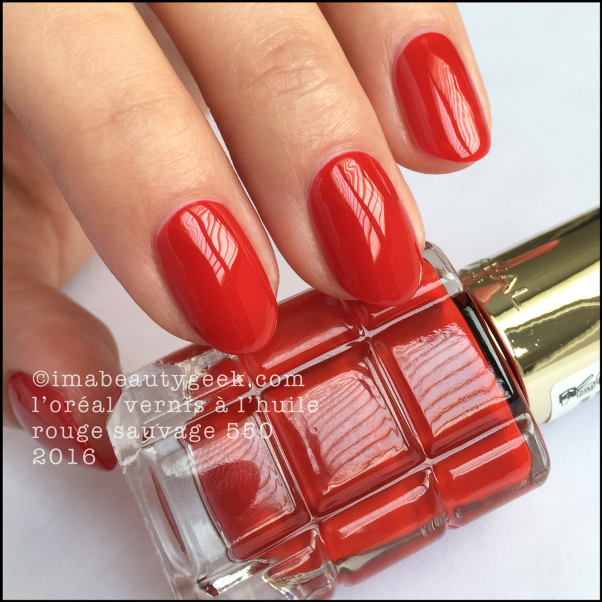 Loreal Nail Polish Set loreal vernis a lhuile nail polish swatches loreal rouge sauvage 550 nail polish