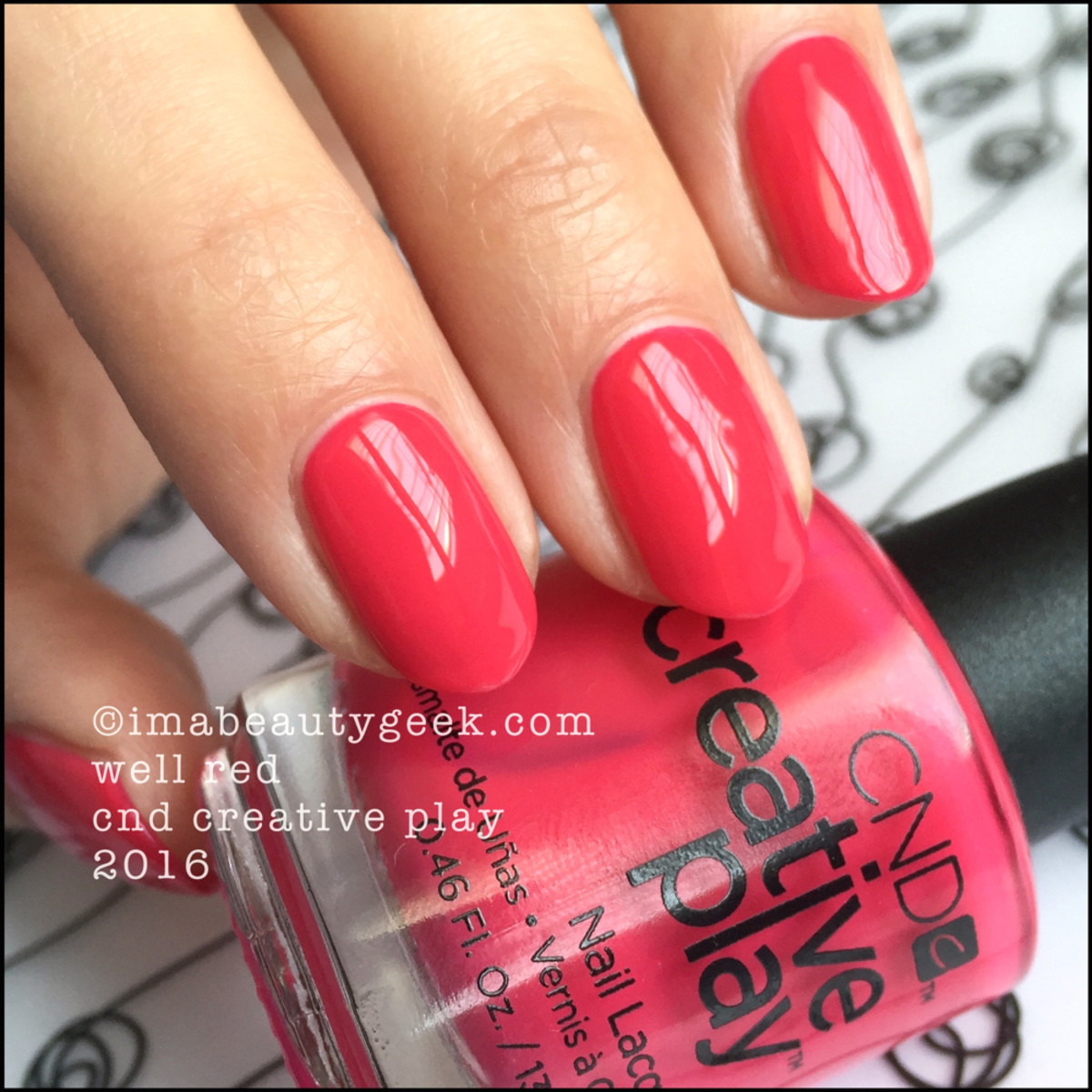 CND Creative Play Well Red_CND Creative Play Nail Polish Swatches 2016