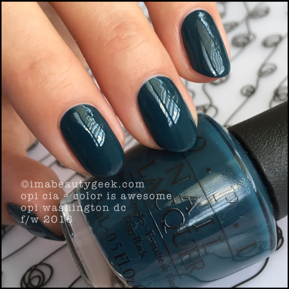 OPI CIA Color Is Awesome_OPI Washington DC Collection 2016 Swatches Review Comparisons