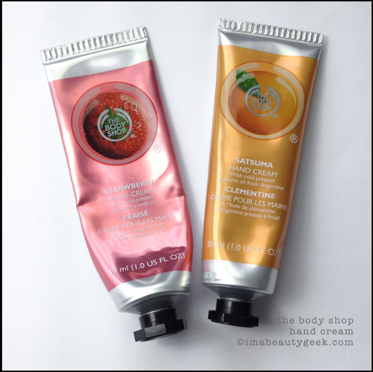 The Body Shop Strawberry Hand Cream Satsuma Hand Cream