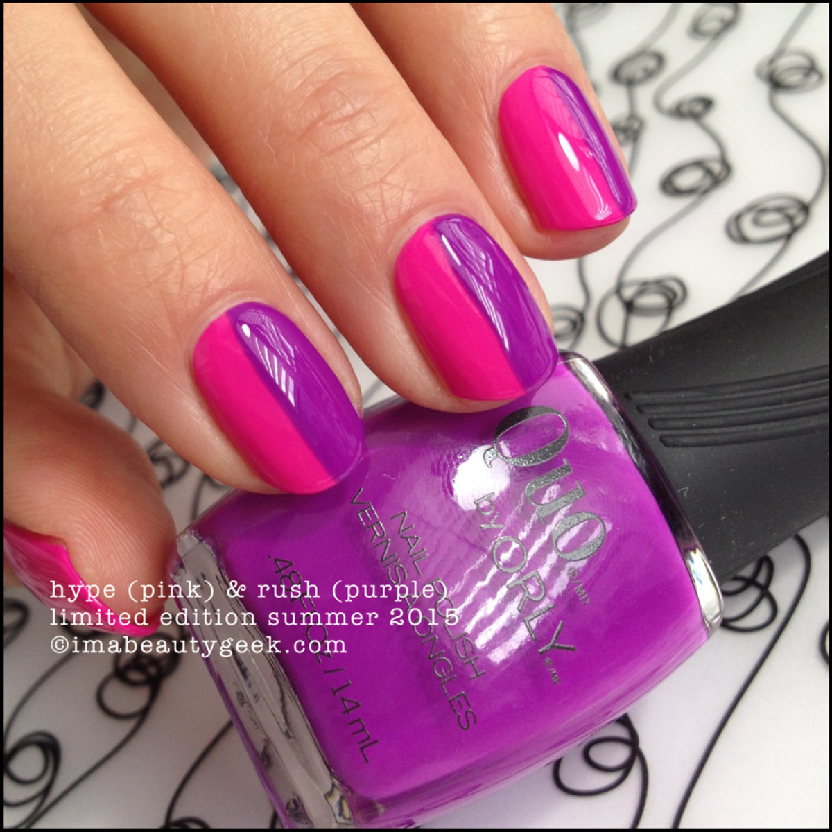 Orly Risky Behavior and Orly Be Daring Neon Mani Summer 2015