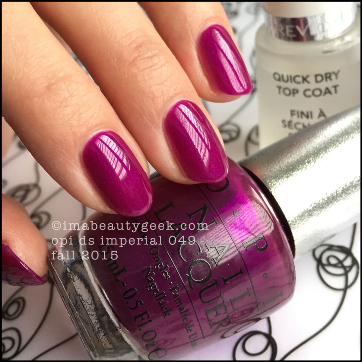 OPI DS 2015_OPI DS Imperial 049 With Top Coat