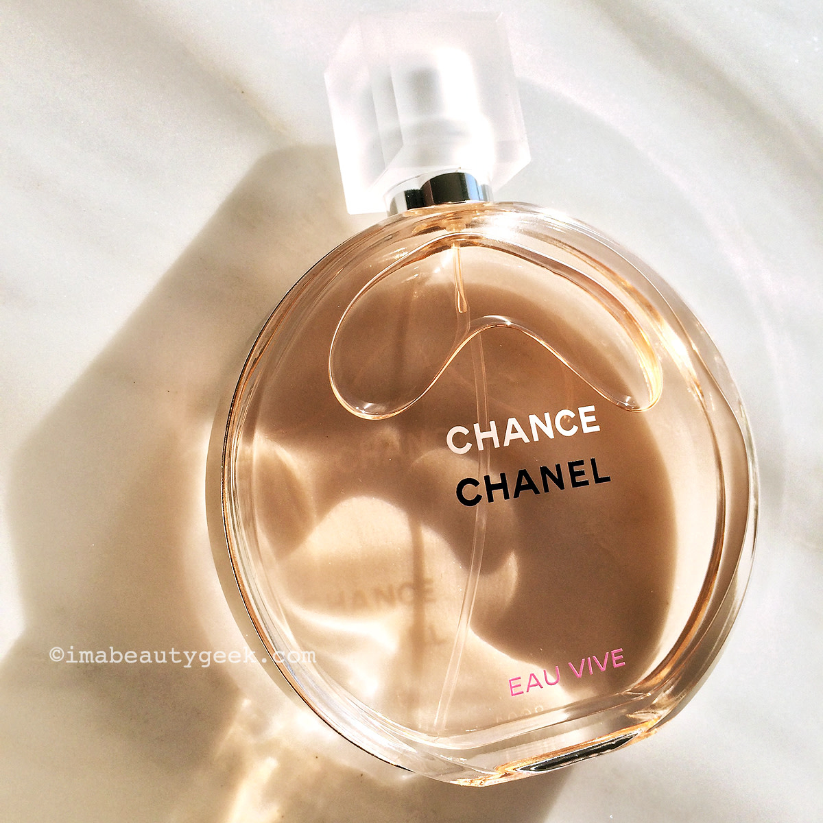 Spraycation fragrance: Chanel Chance Eau Vive