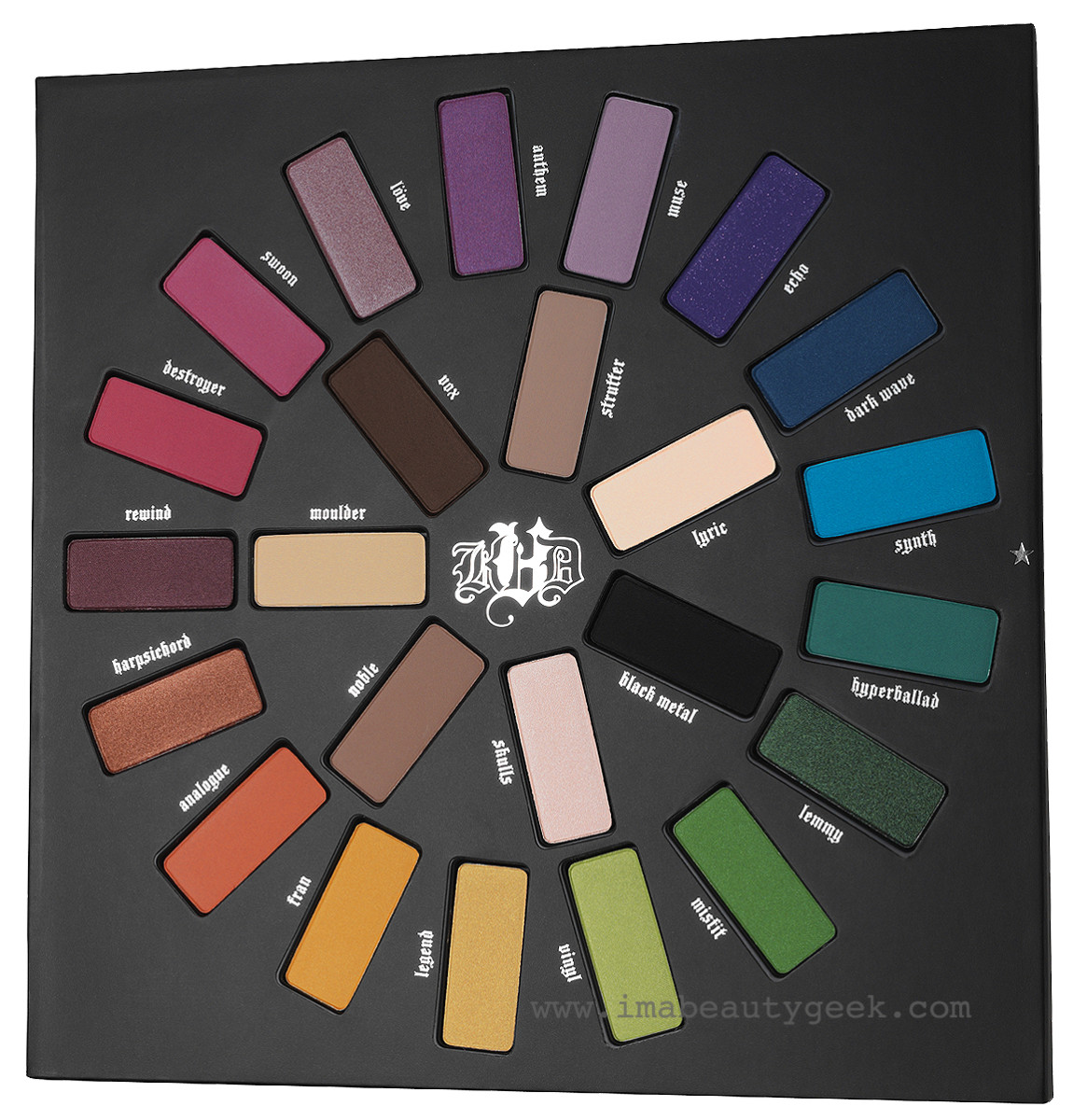 Kat Von D holiday 2015_mi vida loca remix eyeshadow palette shades