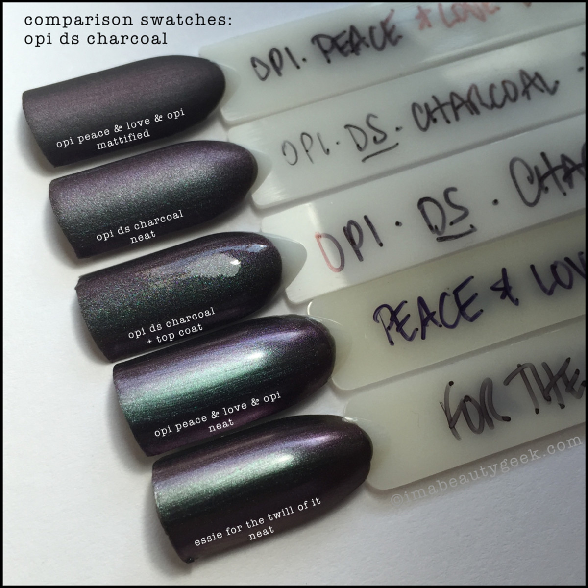 OPI DS Charcoal Comparison Peace Love OPI_2
