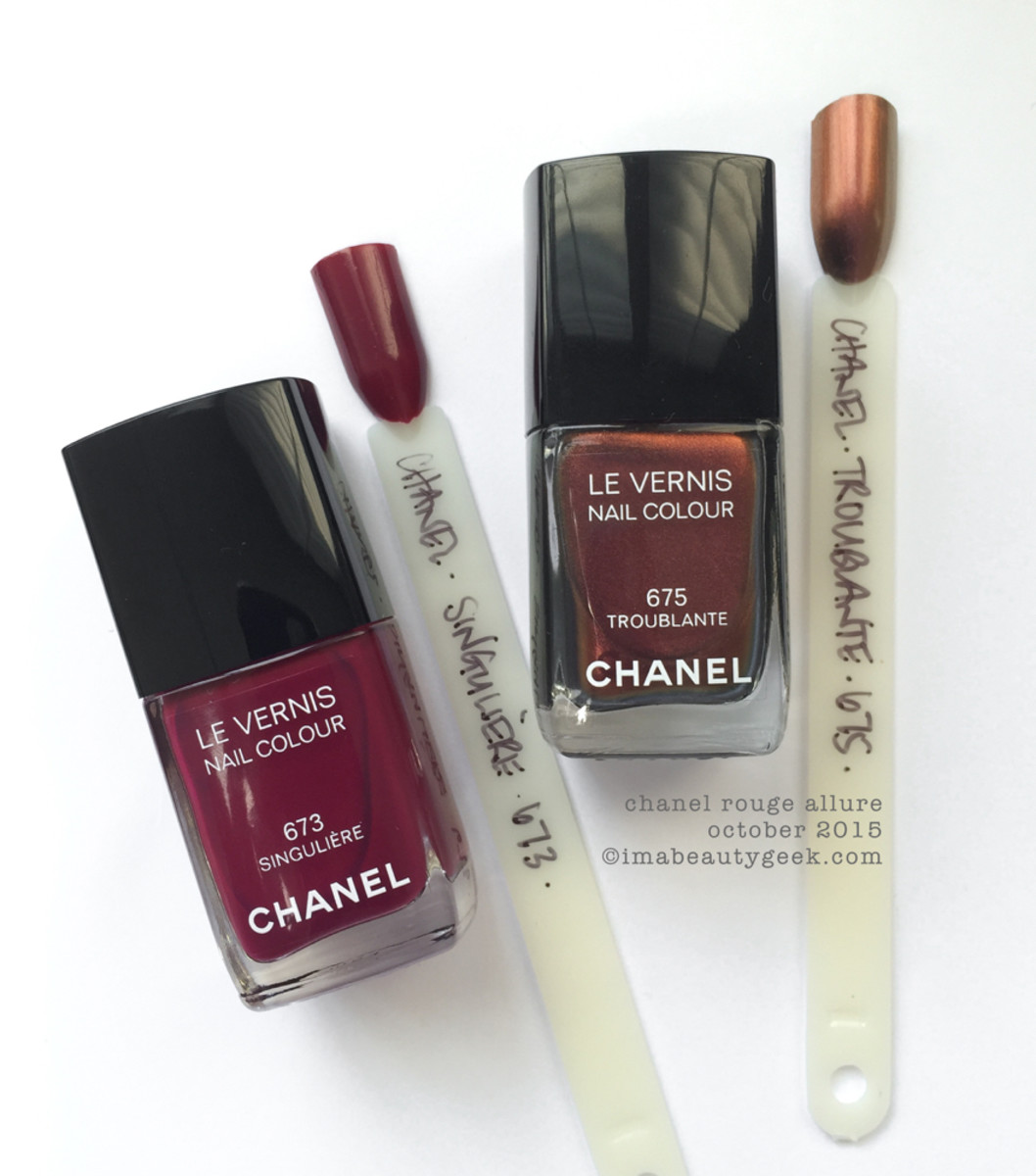 Chanel Le Vernis Nail Colour in Rouge Noir  The Sunday Girl