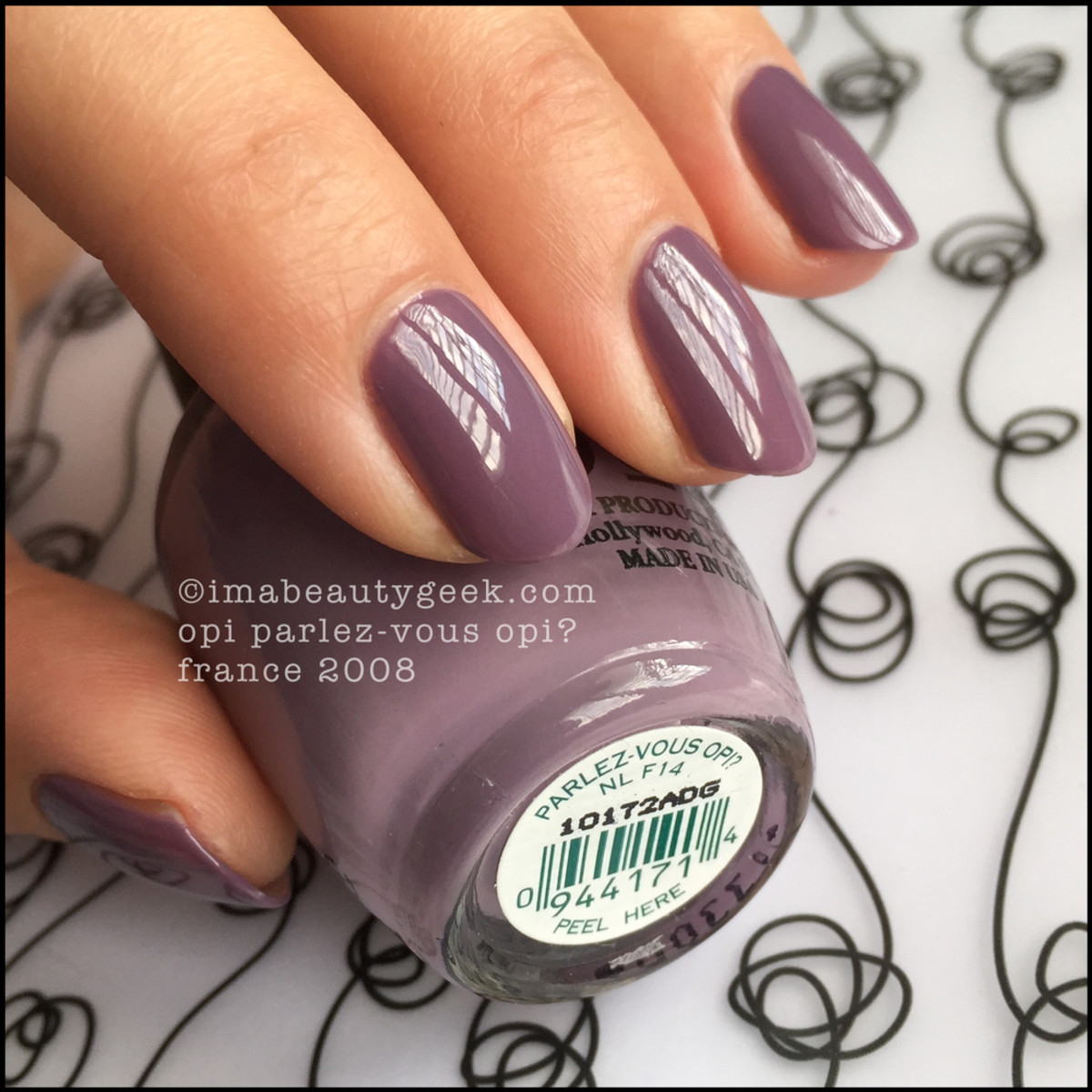 OPI Parlez Vous OPI Swatch Review France 2008 Beautygeeks _ 4