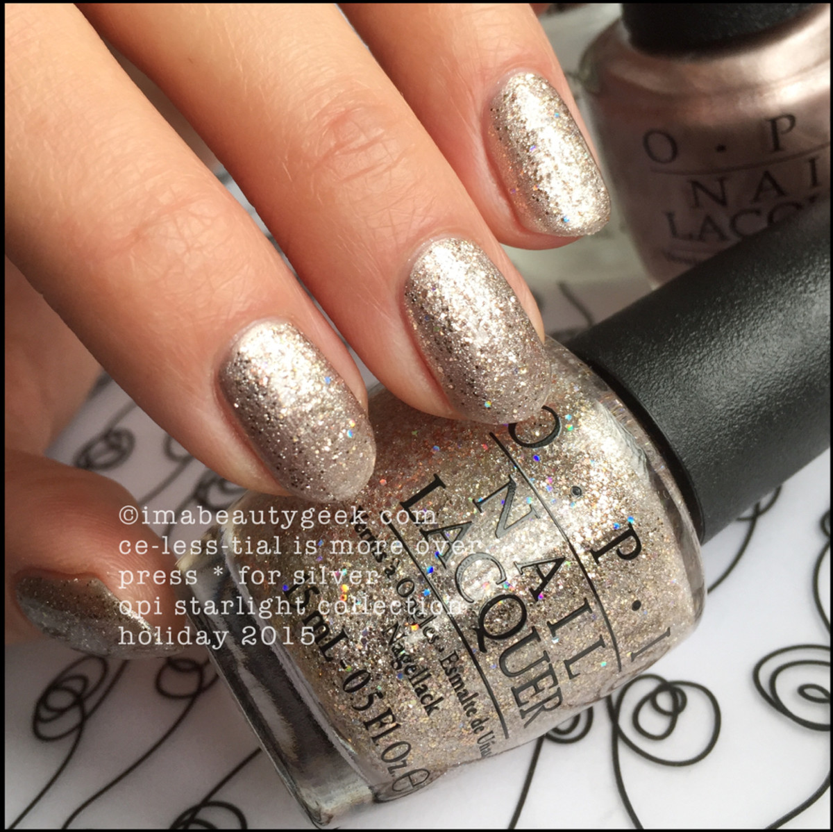 OPI Celestial Is More_OPI Starlight Swatches Holiday 2015