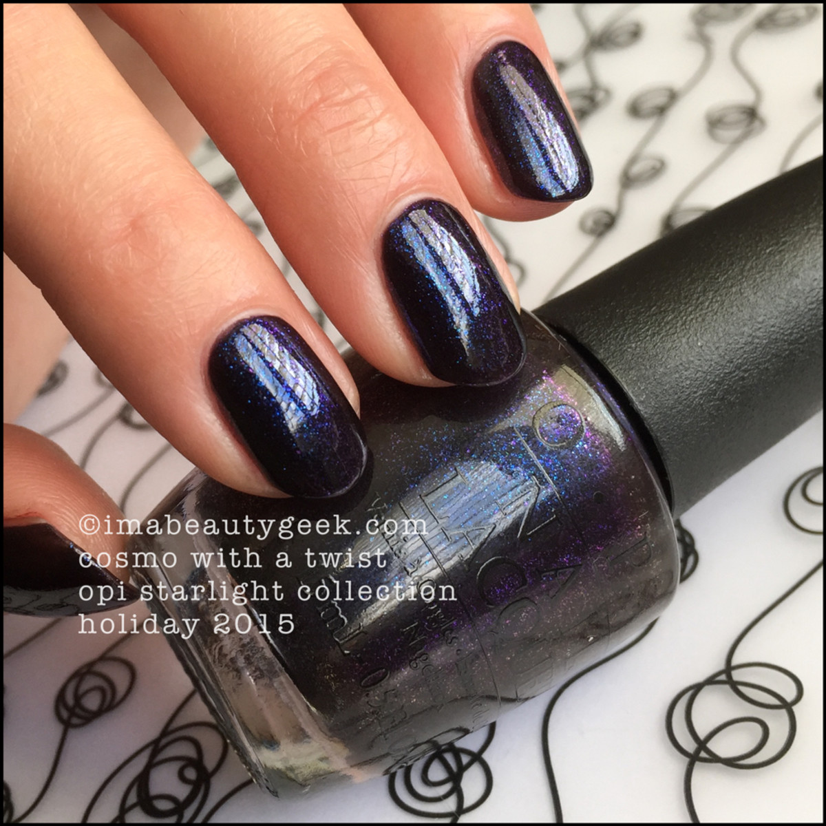 OPI Cosmo With a Twist_OPI Starlight Swatches Beautygeeks
