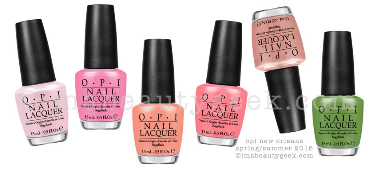 OPI New Orleans Collection 2016 FirstHalf