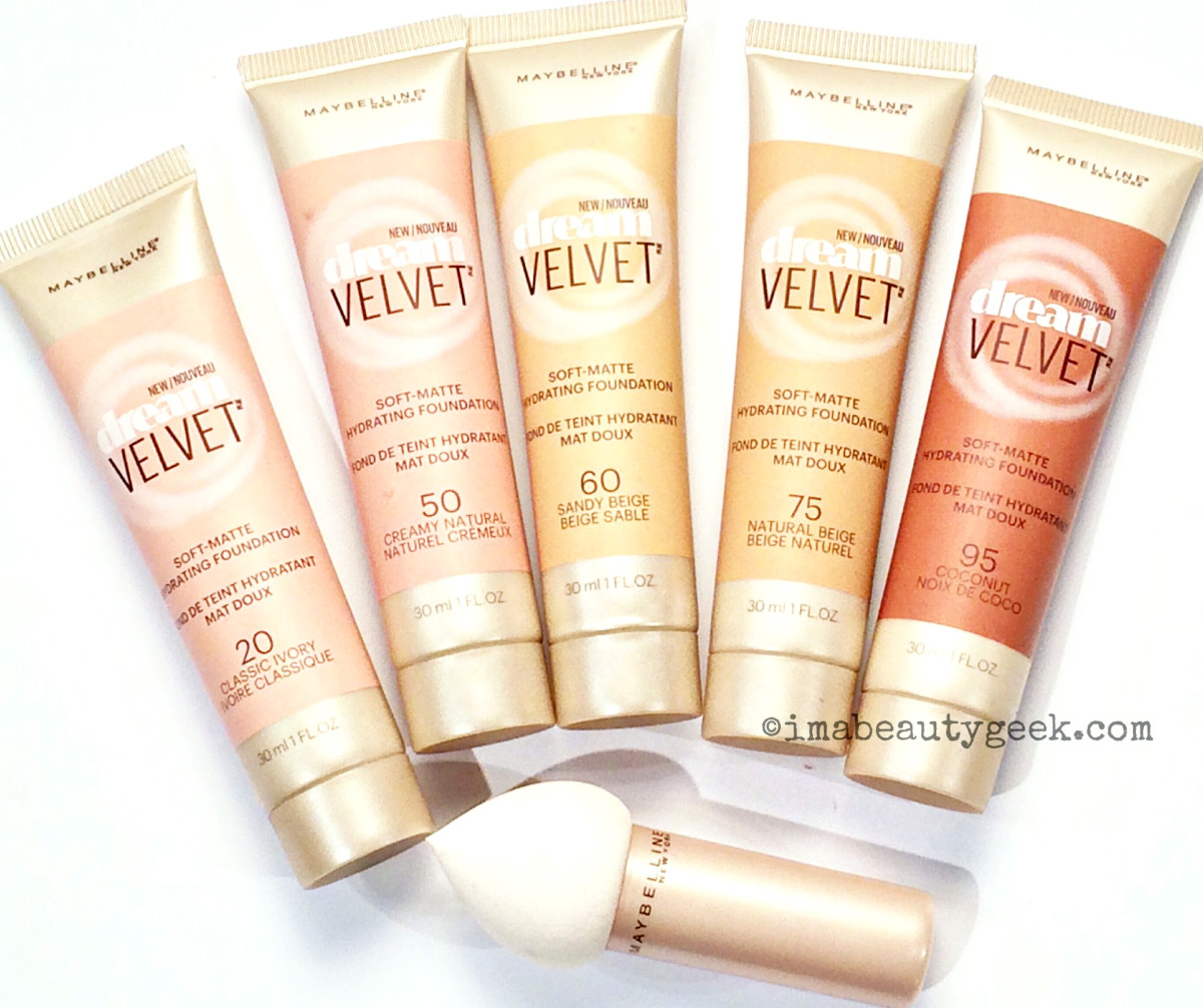 Soft velvet foundation. Maybelline Velvet.