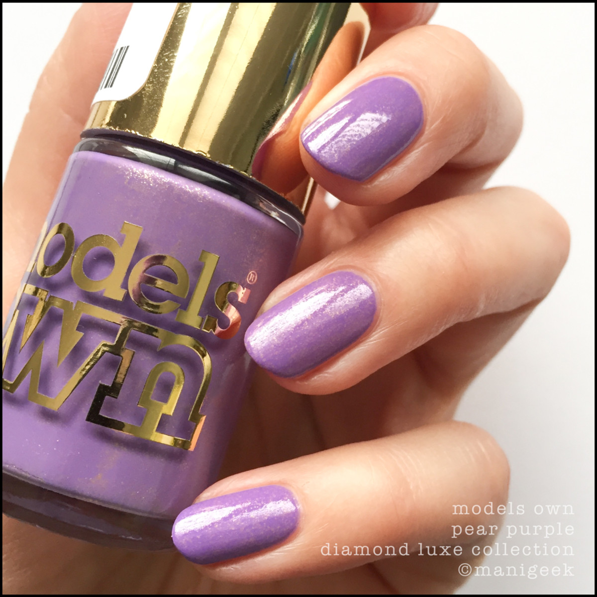 Models Own Pear Purple Diamond Luxe Swatches Review