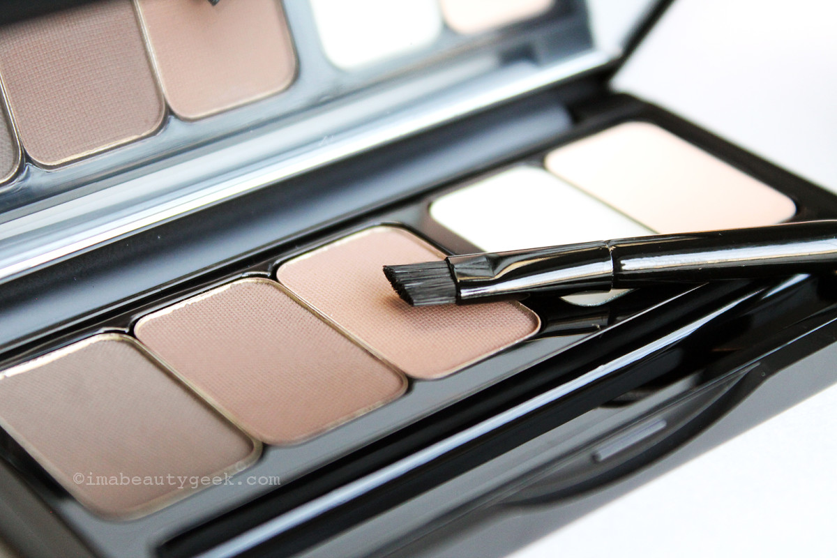 Make Up For Ever Pro Sculpting Brow Palette (best mini brow brush ever)
