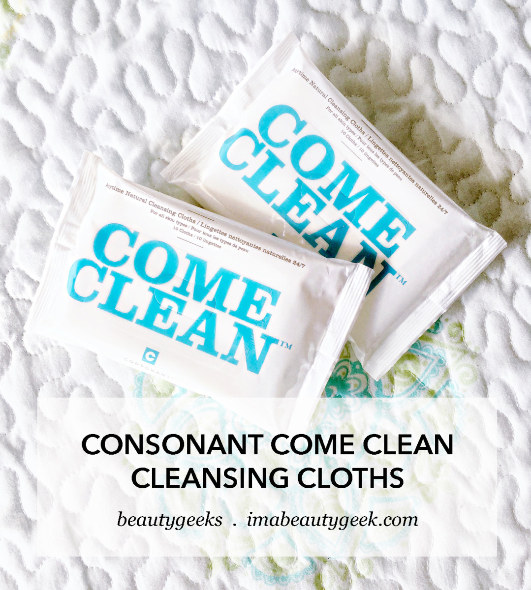Consonant Come Clean Cleansing Cloths_review