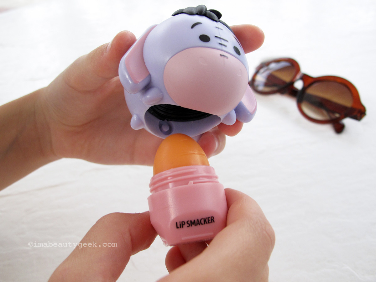 Lip Smacker Tsum Tsum Balm: Lauren kindly agreed to help with these photos. *grin*