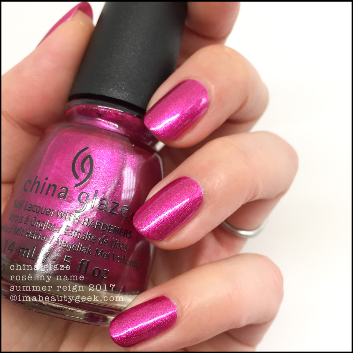 China Glaze Rose My Name_Summer Reign 2017 Swatches Review