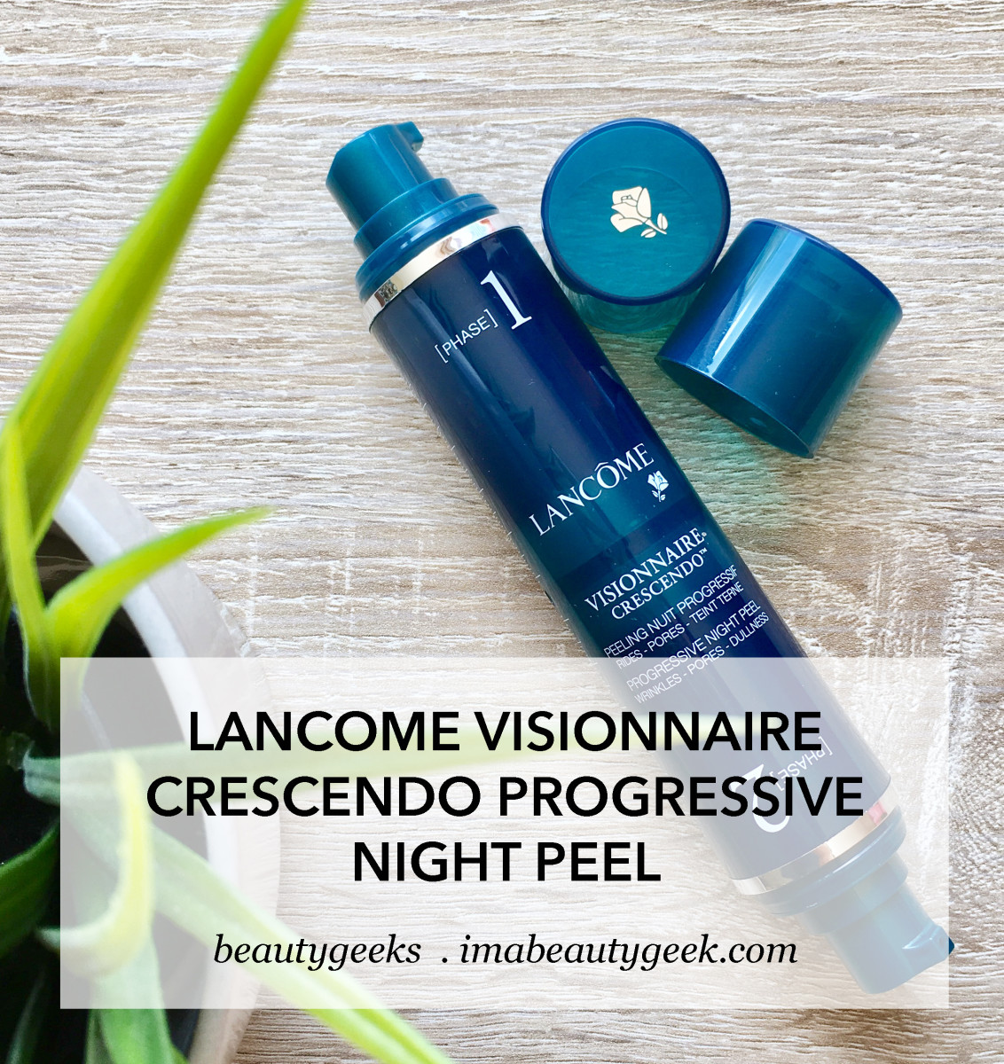 Lancome Visionnaire Crescendo Progressive Night Peel treatment