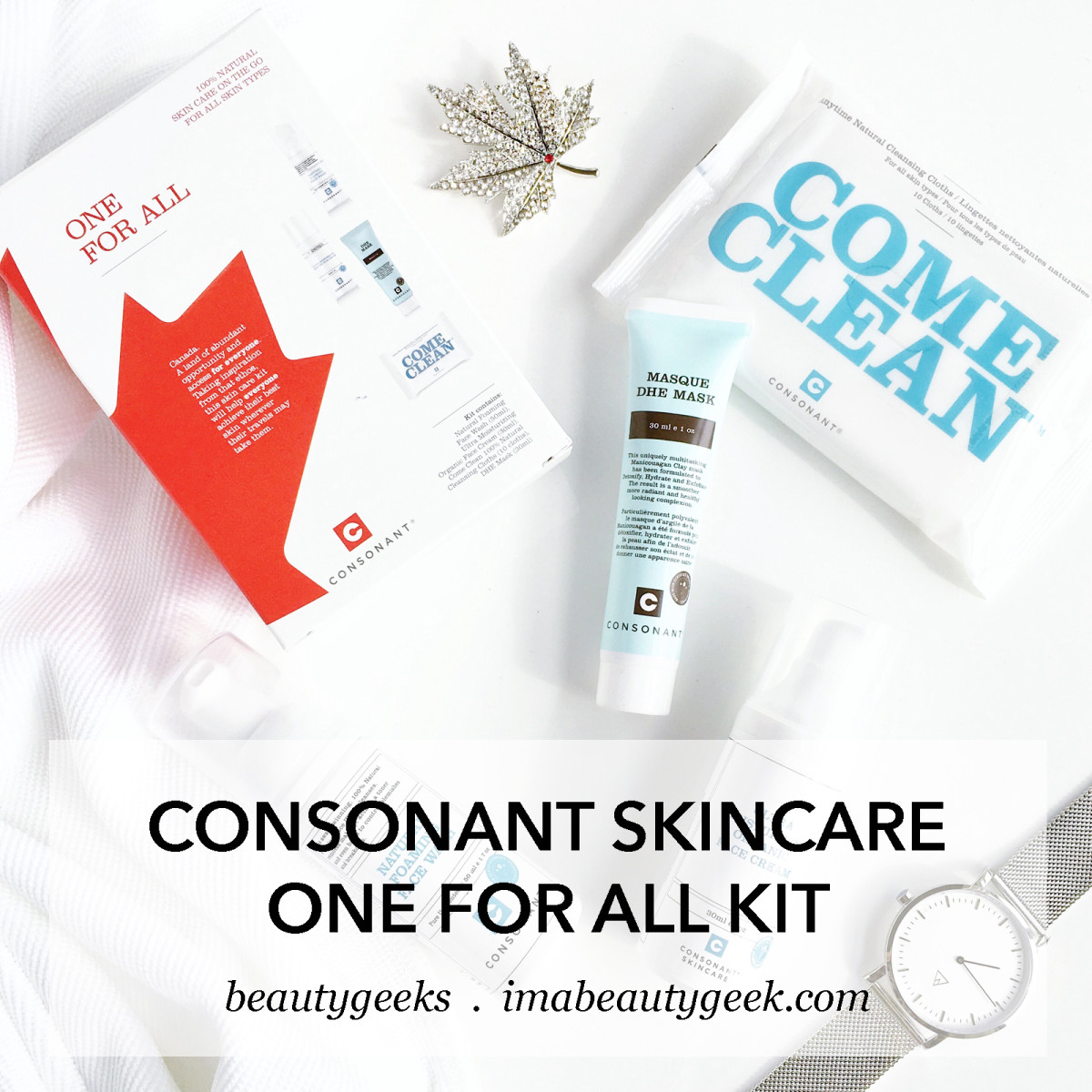 Consonant One for All natural skincare kit
