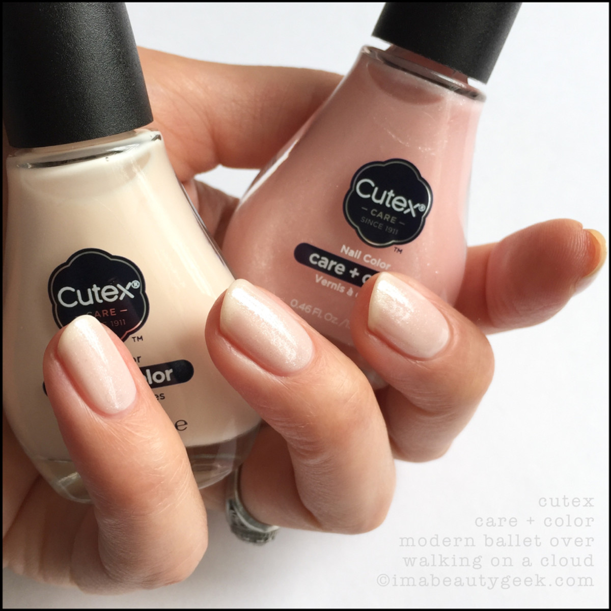 Cutex Modern Ballet over Walking on a Cloud - Cutex 2017 Swatches Review