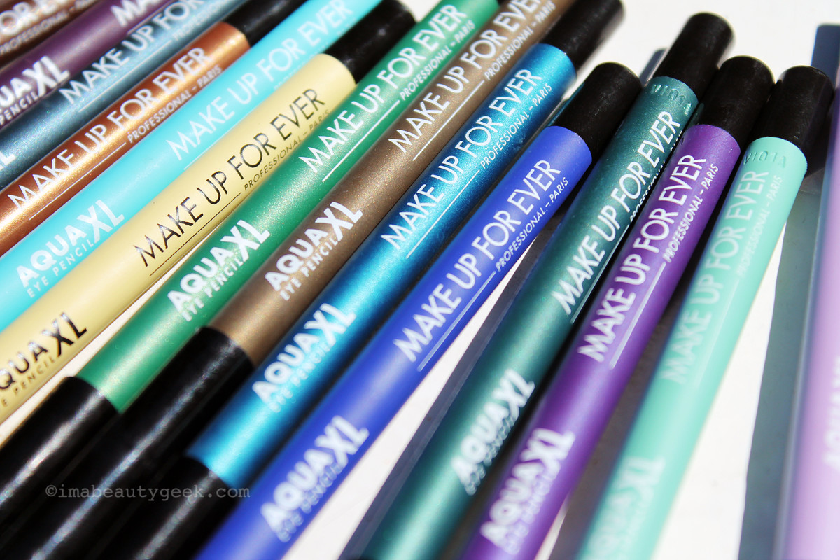 Make Up For Ever Aqua XL Eye Pencils: can't have just one of these waterproof shades.