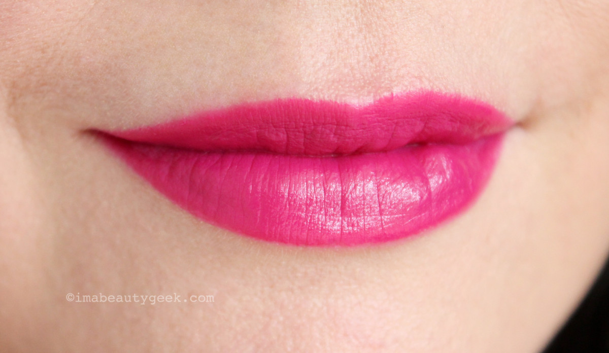 NARS Audacious Lipstick in Stefania swatch